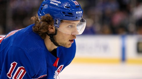 Artemi Panarin leads the New York Rangers in both assists (8) and points (11) through their first five games.