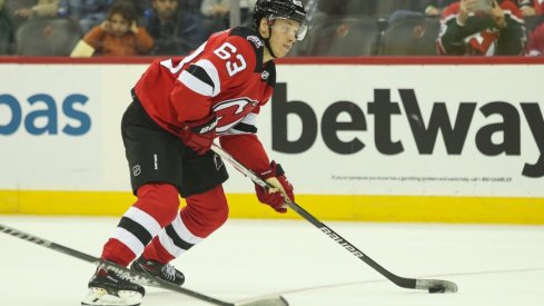 Jesper Bratt leads the New Jersey Devils with 13 points, nearly twice that of any other skater on the team. 