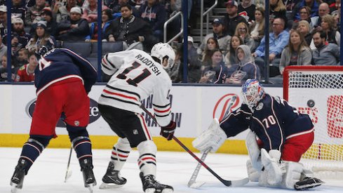 Vladislav Gavrikov, Taylor Raddysh, and Joonas Korpisalo