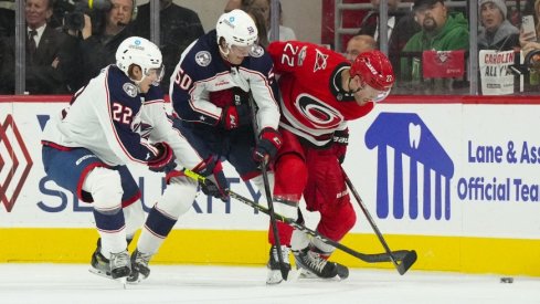 For the first time since opening night — but also for the first of two times in the six nights — the Columbus Blue Jackets go to battle against the Carolina Hurricanes.