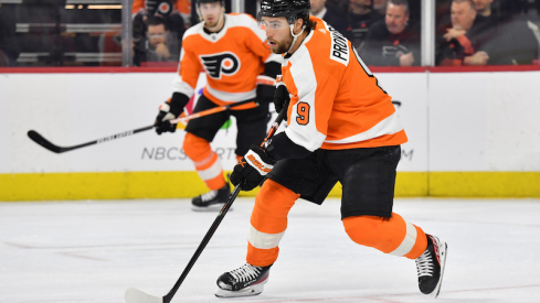 Philadelphia Flyers' Ivan Provorov against the Montreal Canadiens at Wells Fargo Center.