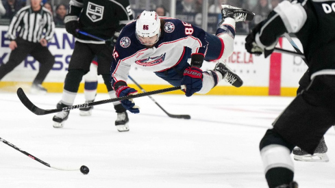 After a decent opening period, the final 40 minutes were a significant struggle for the Columbus Blue Jackets in Los Angeles on Tuesday against the Kings. 