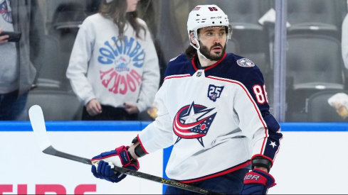 Kirill Marchenko is back in the lineup and Elvis Merzlikins gets another start between the pipes Thursday night when the Columbus Blue Jackets face the Detroit Red Wings.