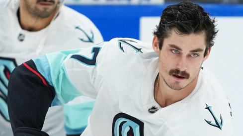 The Columbus Blue Jackets bolstered their offense late Friday, acquiring winger Mason Marchment from the Seattle Kraken in exchange for a pair of draft picks.