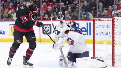 Maybe they should arrive just in the nick of time more often? Four different Blue Jackets score and Jet Greaves shines in Columbus' 4-1 win over the Ottawa Senators on Monday night.