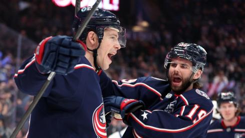 Mason Marchment notched a hat trick, Charlie Coyle picked up career goal #200, and the Columbus Blue Jackets won for the sixth time in seven games with an 8-5 win over the Tampa Bay Lightning.