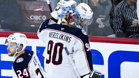 Elvis Merzlikins gets the nod in net Monday night in a pivotal game for the Columbus Blue Jackets. Here are five things to know before their 7:00 p.m. puck-drop against the New York Rangers.