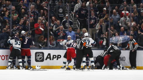 The Columbus Blue Jackets came back from down two in a chaotic third period, but saw their three-game win streak come to an end Saturday night with a 5-4 overtime loss to the Utah Mammoth.