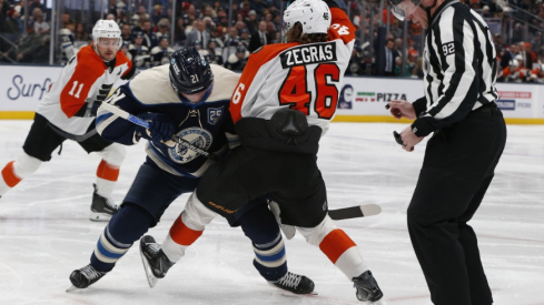 Jet gets the net and Voronkov sits again Saturday night as the Columbus Blue Jackets complete their road trip with a divisional battle against the Philadelphia Flyers.