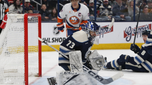 Biggest game of the season so far? Jet Greaves will start Sunday night when the Columbus Blue Jackets face the New York Islanders in a key Metro division showdown.