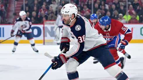 Mason Marchment's tap-in attempt in the closing seconds went awry as the Columbus Blue Jackets were unable to tie it late, falling 2-1 to the Montreal Canadiens on Thursday night.