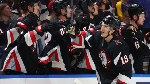 The Buffalo Sabres scored four times in the third and rookie Colten Ellis stopped all 37 Blue Jacket shots for his first career shutout, putting Columbus' playoff hopes on life support.