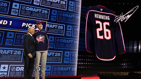 Oscar Hemming at the 2026 NHL Draft