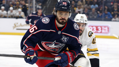 Blue Jackets forward Kirill Marchenko