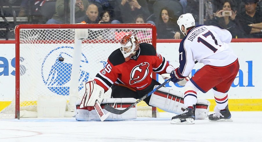 Brandon Dubinsky scores