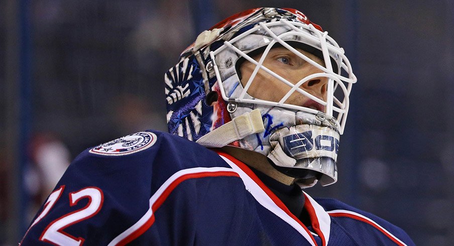 Bobrovsky makes impressive save