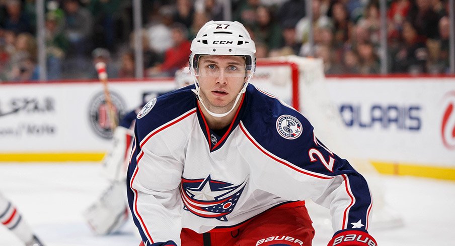 Ryan Murray of the Columbus Blue Jackets