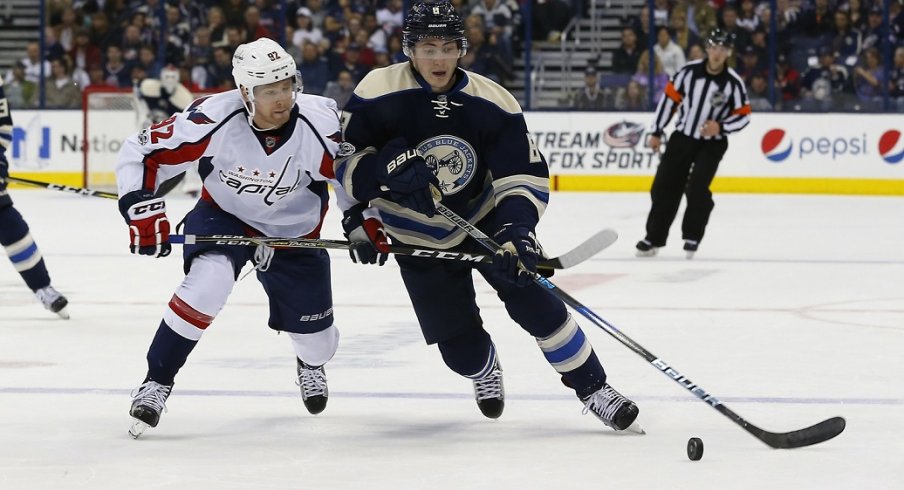 Zach Werenski was hurt vs. the Caps