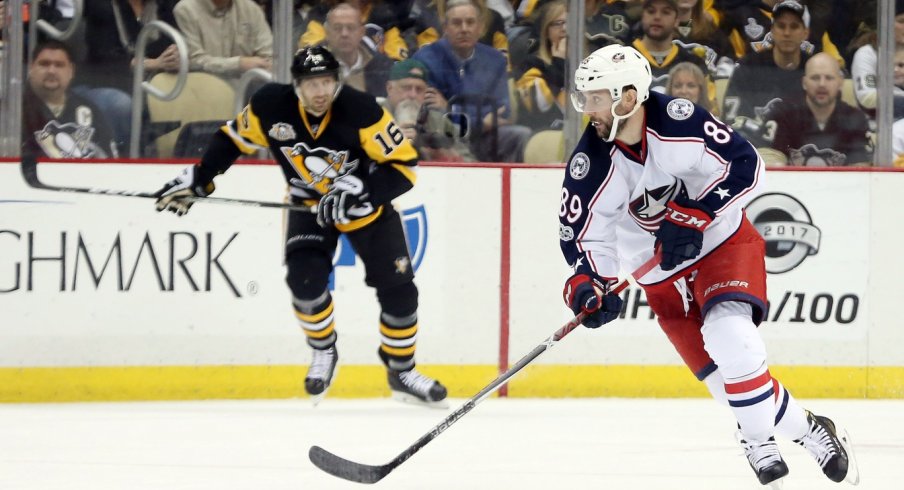 Sam Gagner and the CBJ visit the Penguins