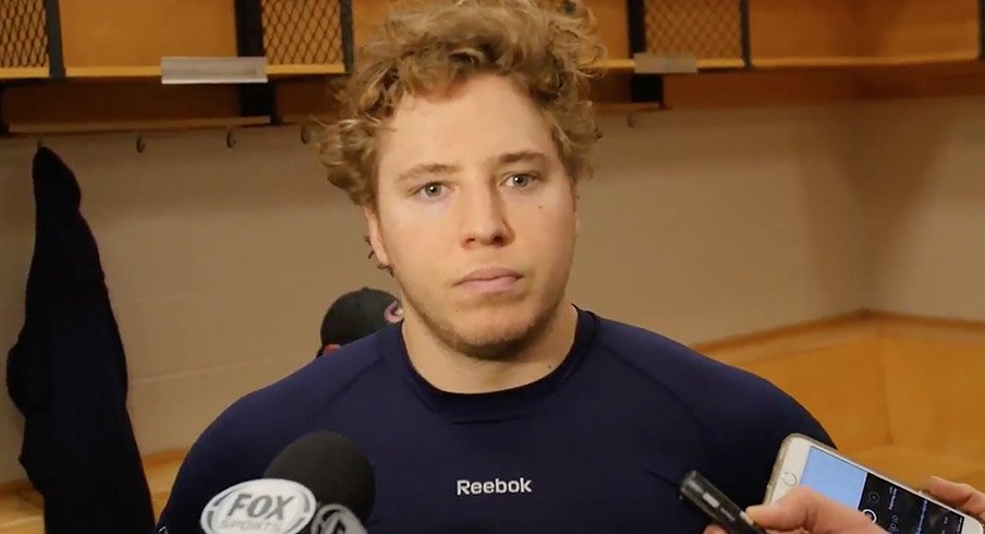 Blue Jackets right winger Cam Atkinson