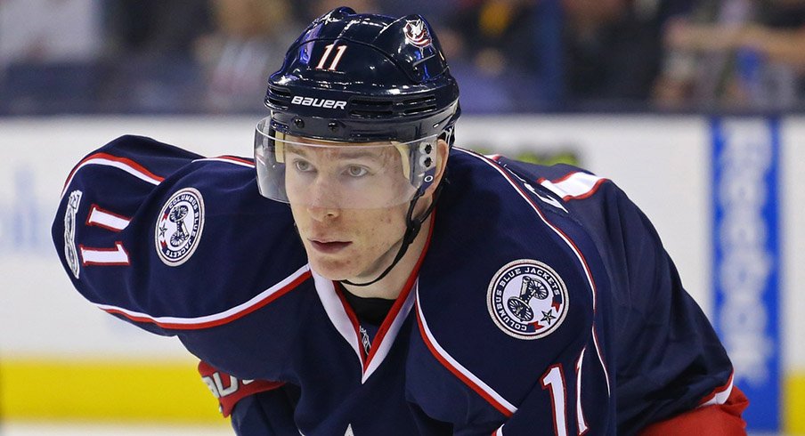 Columbus Blue Jackets winger Matt Calvert