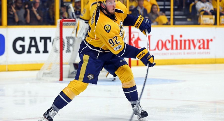 Ryan Johansen has flourished in Nashville but is now injured.