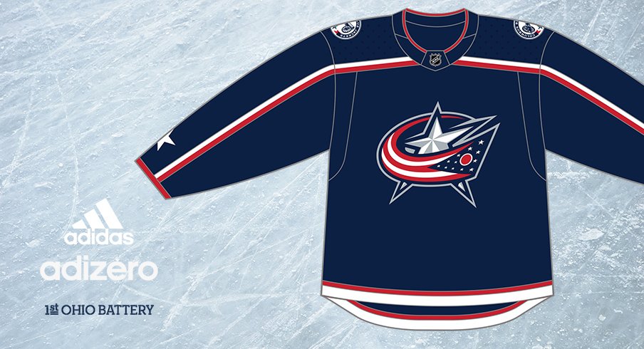 columbus blue jackets adidas jersey