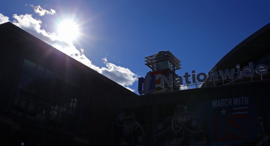 Nationwide Arena gets ready for Opening Night