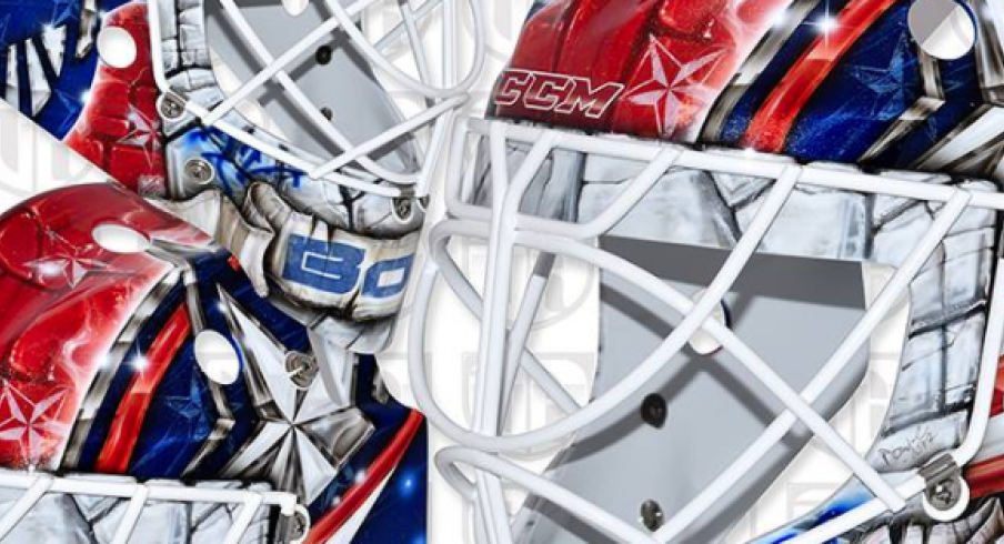 Sergei Bobrovsky officially has his mask completed for the 2017-18 season