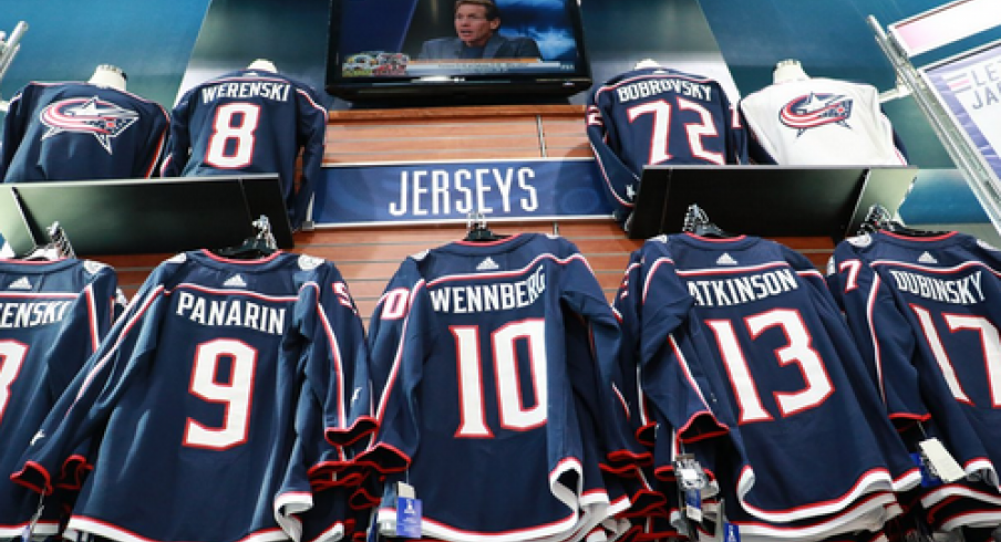 On Sale Now The New Adidas Adizero Authentic Jerseys For The Columbus Blue Jackets 1st Ohio Battery