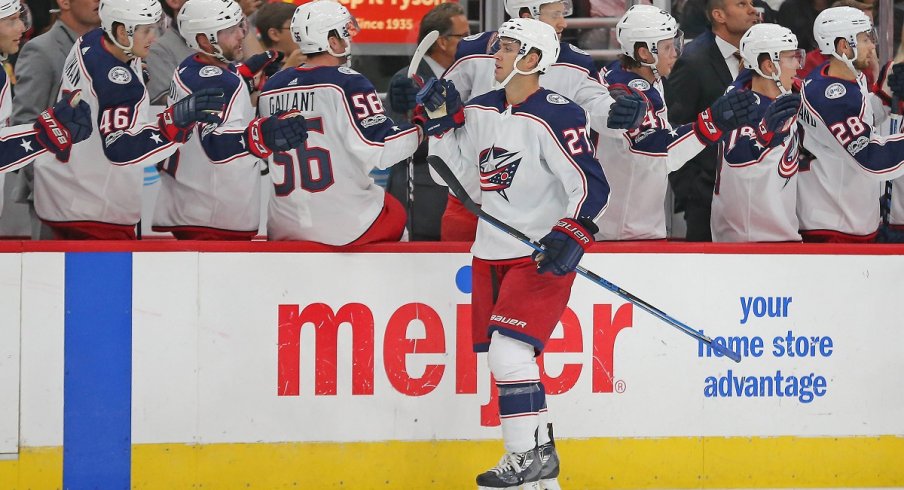 Blue Jackets defenseman Ryan Murray