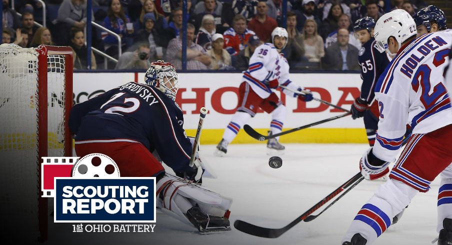 Sergei Bobrovsky of the Columbus Blue Jackets