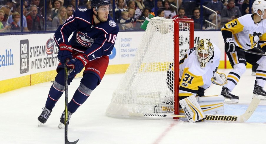 The Blue Jackets and Penguins battle again