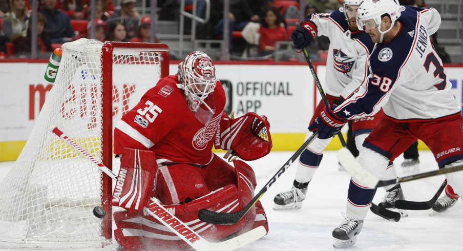 Boone Jenner and the Jackets take on the wings