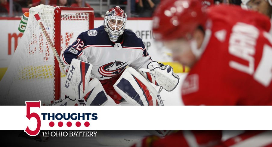 Blue Jackets goaltender Sergei Bobrovsky 