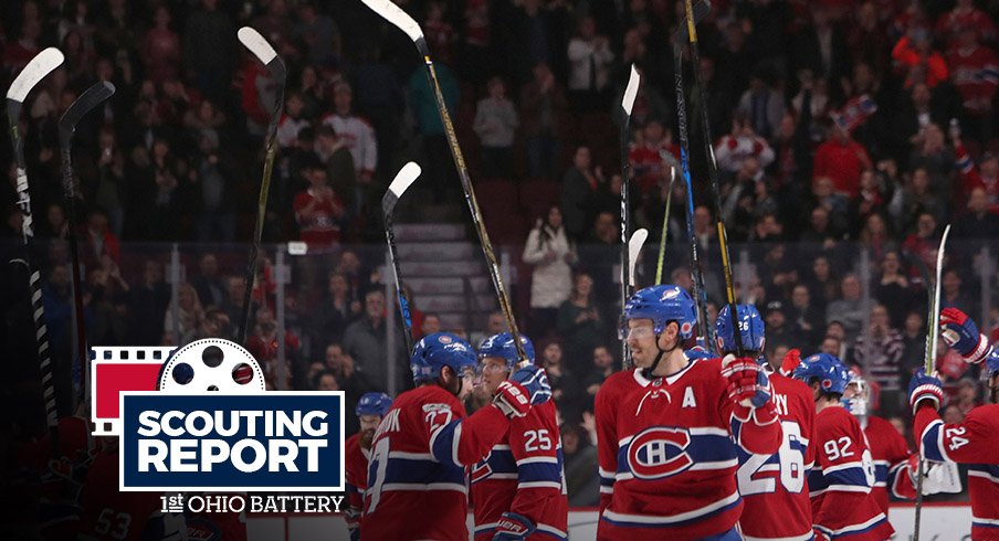 The Montreal Canadiens salute the crowd after a recent win. 