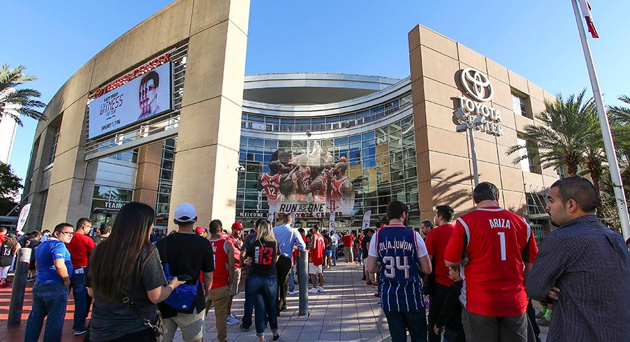 The Toyota Center in Houston, potential home to the NHL's 32nd team.