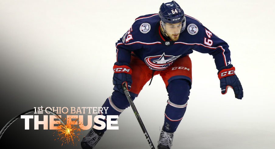 Blue Jackets forward Tyler Motte