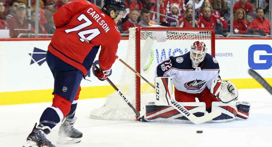 Blue Jackets goaltender Sergei Bobrovsky 