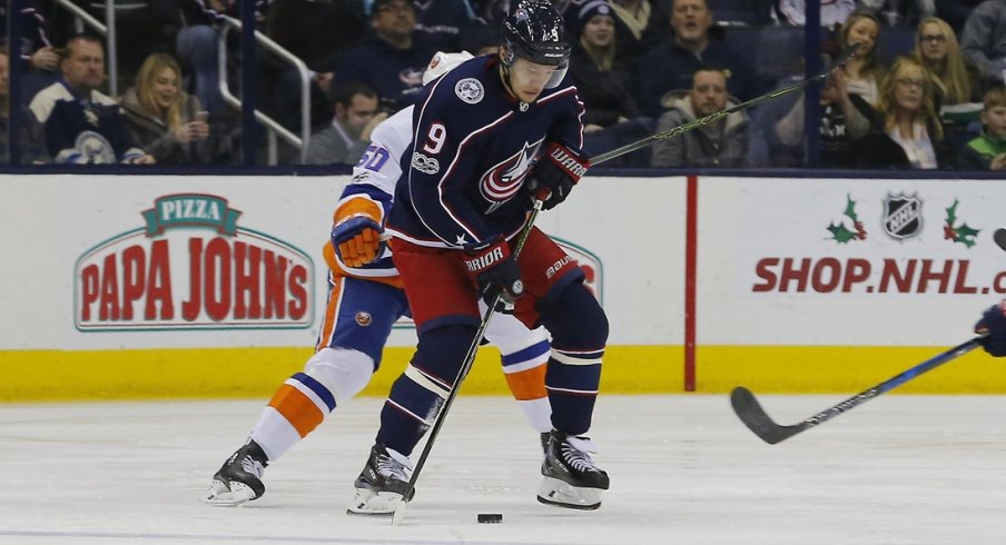 Artemi Panarin and the Jackets took on the Islanders