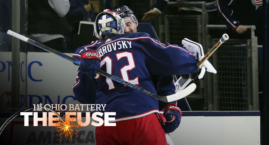 Blue Jackets goaltender Sergei Bobrovsky 