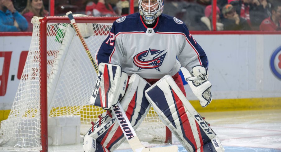 Blue Jackets goaltender Sergei Bobrovsky 