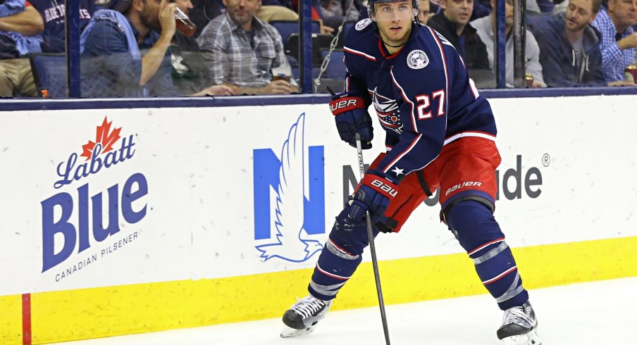 Blue Jackets defenseman Ryan Murray