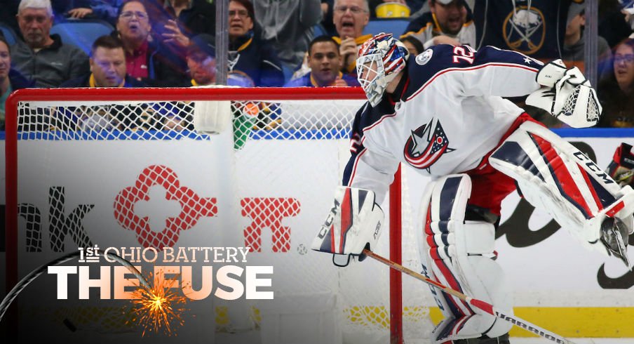 Blue Jackets goaltender Sergei Bobrovsky 