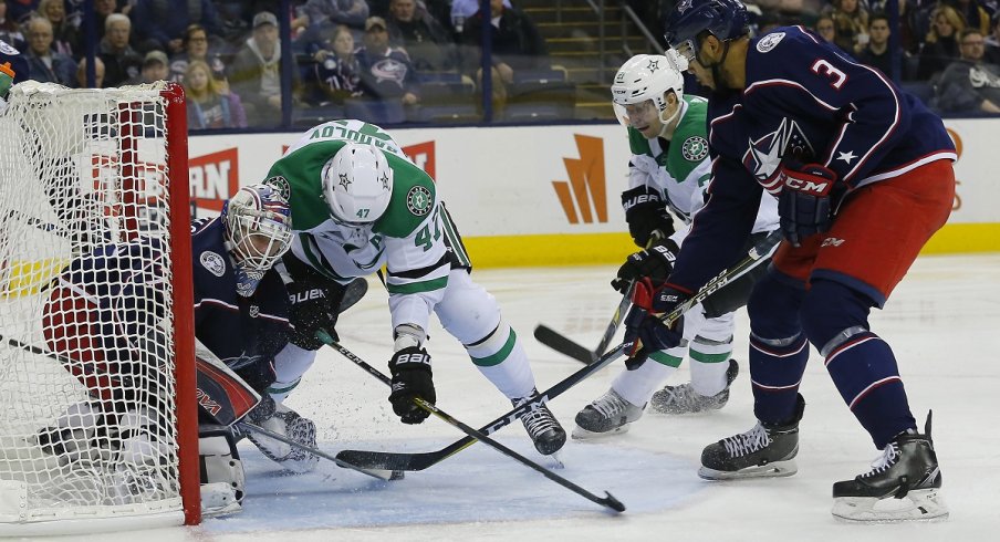 Blue Jackets goaltender Joonas Korpisalo