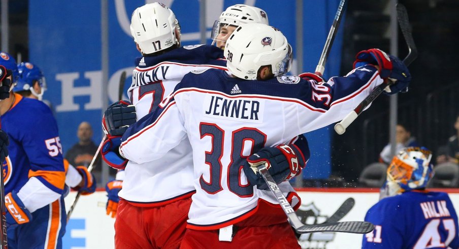 Brandon Dubinsky and Boone Jenner