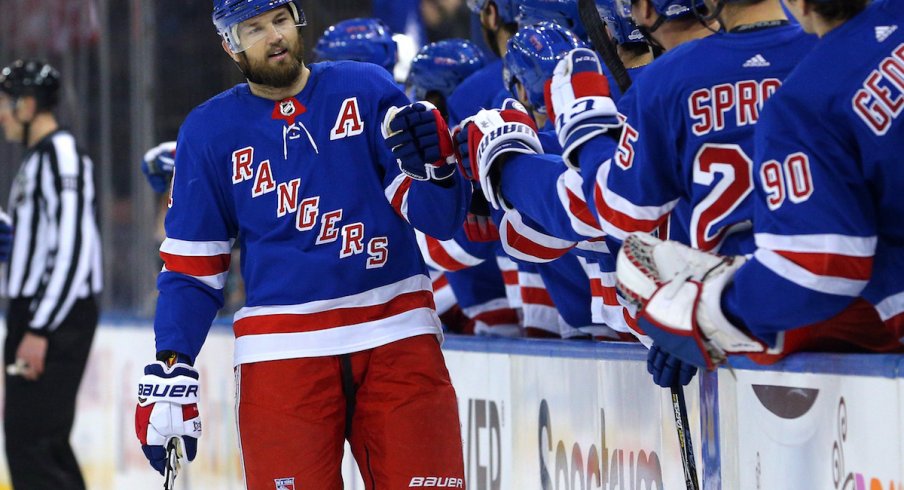 Rangers forward Rick Nash