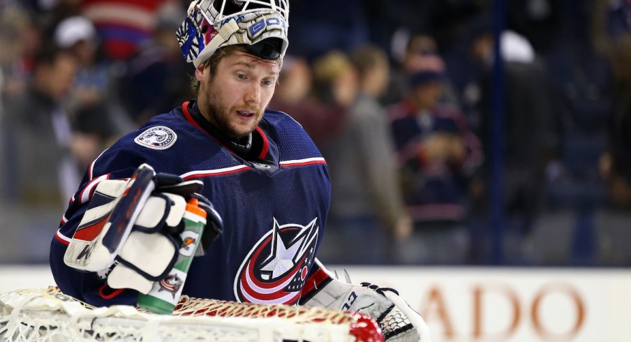 Blue Jackets goaltender Sergei Bobrovsky 