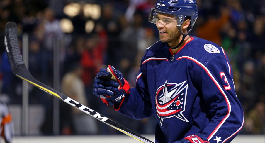 Blue Jackets defenseman Seth Jones 