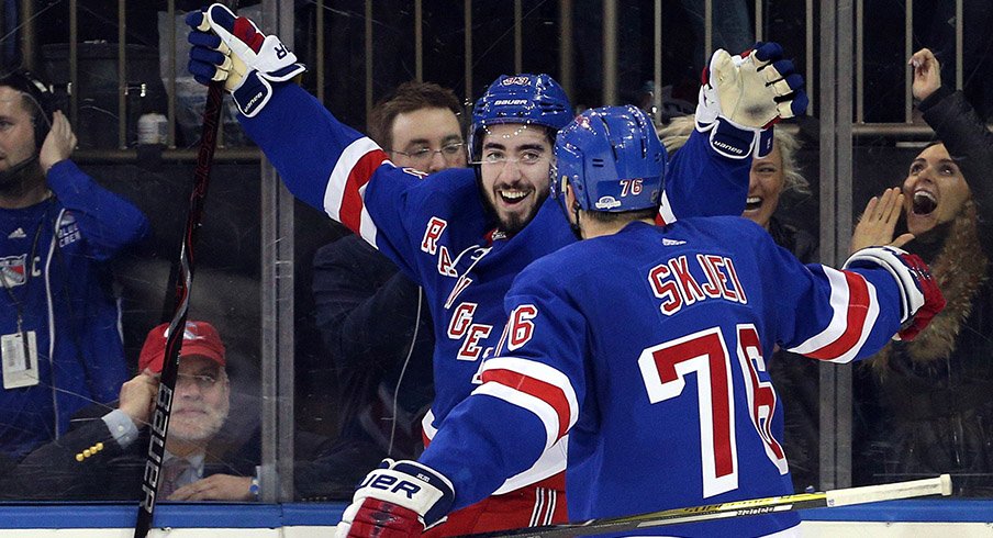 Mika Zibanejad and Brady Skjei have been bright spots for the New York Rangers this season 